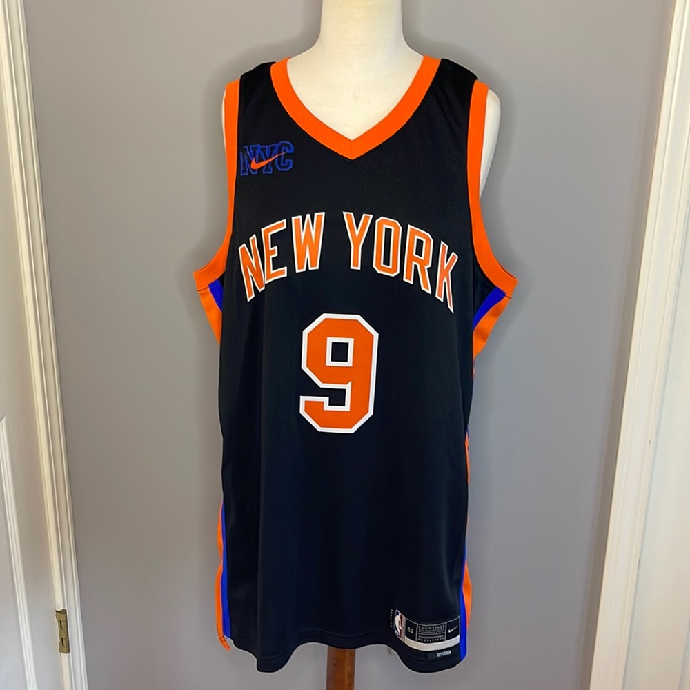 New York Black and Orange Men's Jersey